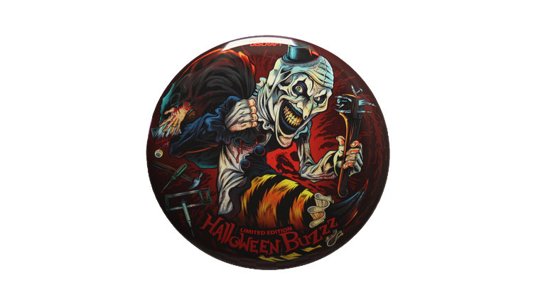 Discraft 2025 Halloween SuperColor Buzzz Midrange Front View