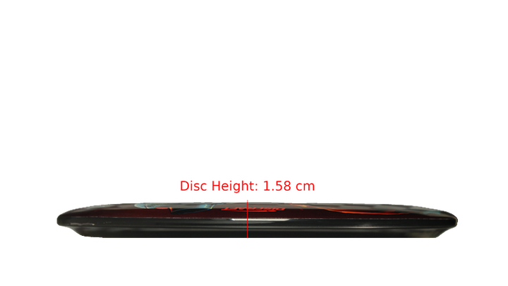 Discraft 2025 Halloween SuperColor Buzzz Midrange Profile View