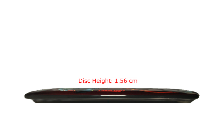 Discraft 2025 Halloween SuperColor Buzzz Midrange Profile View