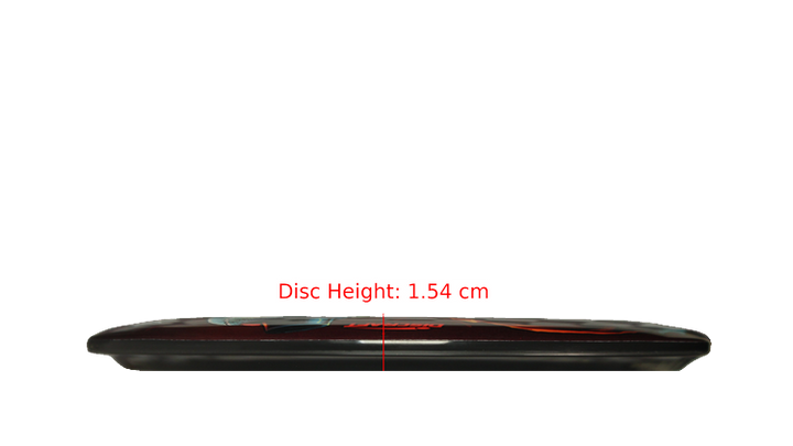 Discraft 2025 Halloween SuperColor Buzzz Midrange Profile View