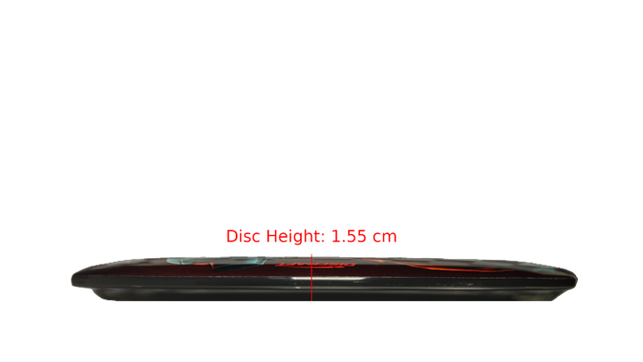 Discraft 2025 Halloween SuperColor Buzzz Midrange Profile View