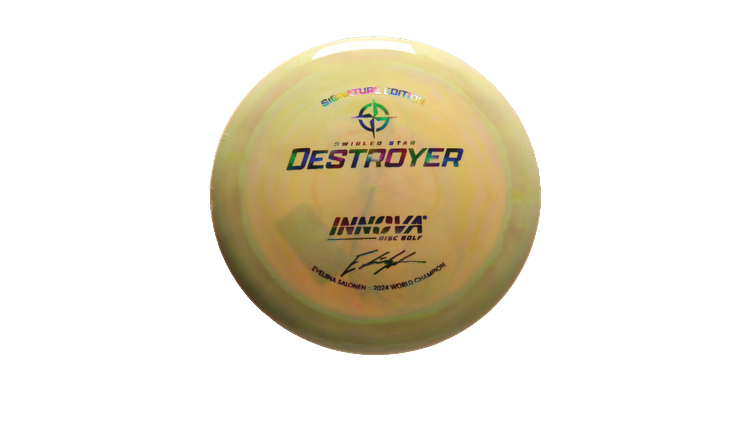 Innova 2025 E. Salonen Swirled Star Destroyer Distance Driver Front View