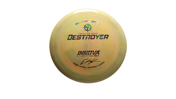 Innova 2025 E. Salonen Swirled Star Destroyer Distance Driver Front View