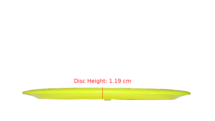 Discraft Z Flick Distance Driver Profile View