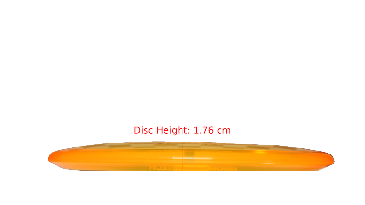 Discraft Z Meteor Midrange Profile View