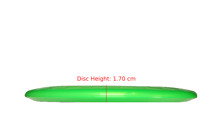 Discraft Z Meteor Midrange Profile View