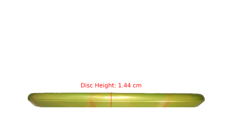 Discraft Titanium Zone GT Putter Profile View