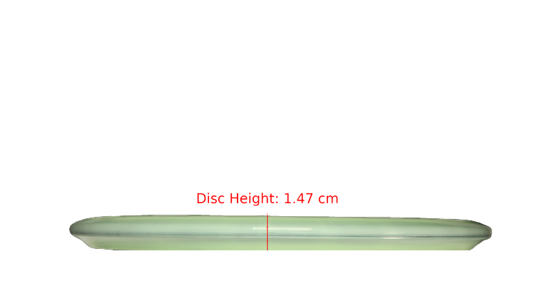 Discraft ESP FLX Buzzz Midrange Profile View