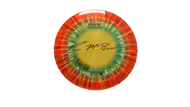 Discraft Paul McBeth Fly Dye Z Hades Distance Driver Front View