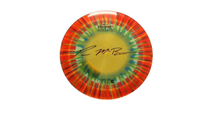 Discraft Paul McBeth Fly Dye Z Hades Distance Driver Front View