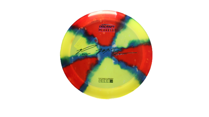 Discraft Paul McBeth Fly Dye Z Hades Distance Driver Front View
