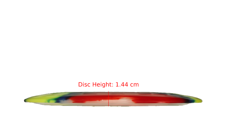 Discraft Paul McBeth Fly Dye Z Hades Distance Driver Profile View