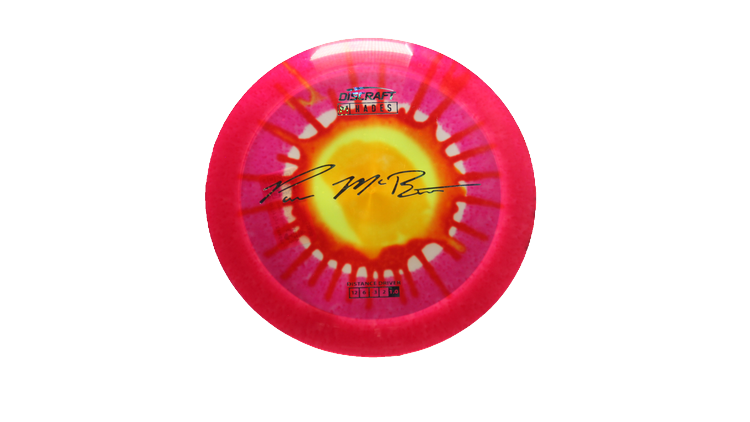 Discraft Paul McBeth Fly Dye Z Hades Distance Driver Front View