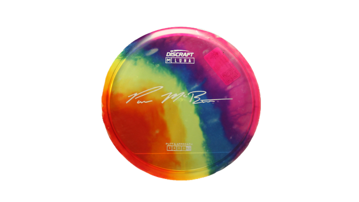 Discraft Paul McBeth Fly Dye Z Luna Putter Front View