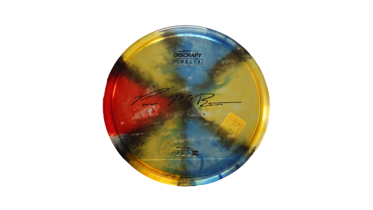 Discraft Paul McBeth Fly Dye Z Malta Midrange Front View