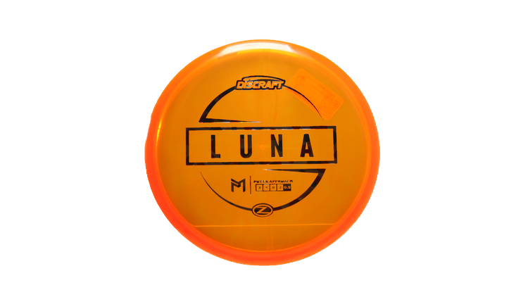Discraft Paul McBeth Z Luna Putter Front View