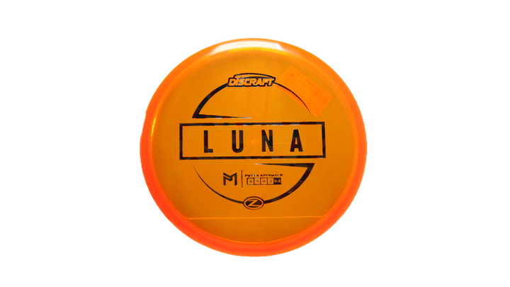 Discraft Paul McBeth Z Luna Putter Front View