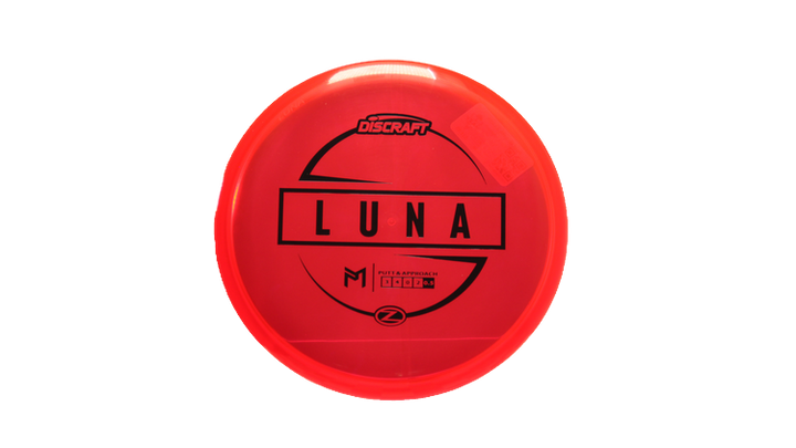 Discraft Paul McBeth Z Luna Putter Front View