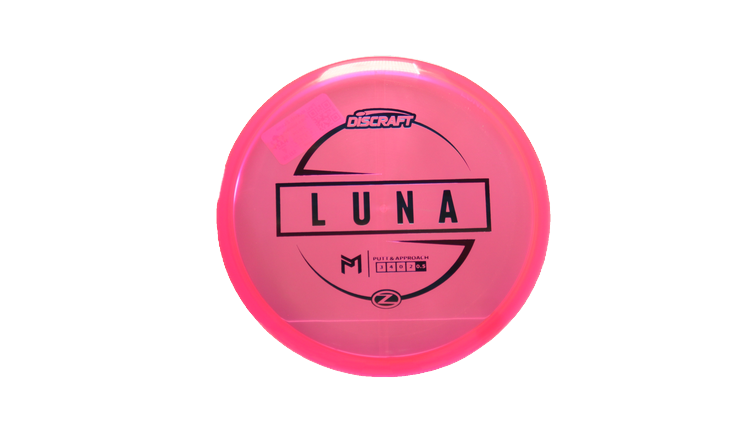 Discraft Paul McBeth Z Luna Putter Front View
