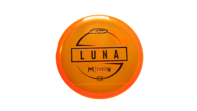 Discraft Paul McBeth Z Luna Putter Front View