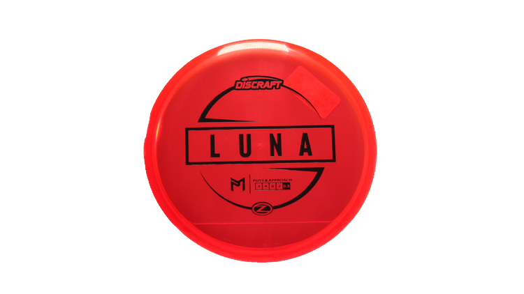 Discraft Paul McBeth Z Luna Putter Front View