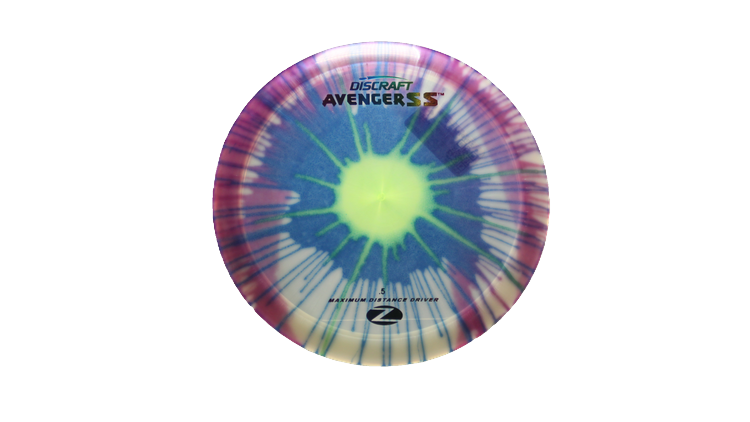 Discraft Z Fly Dye Avenger SS Distance Driver Front View