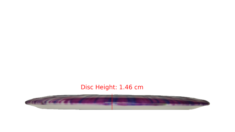 Discraft Z Fly Dye Avenger SS Distance Driver Profile View