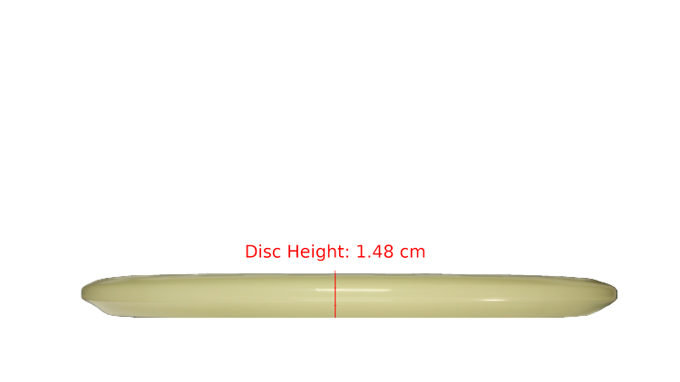 Discraft Mega Glo Z Buzzz SS Midrange Profile View