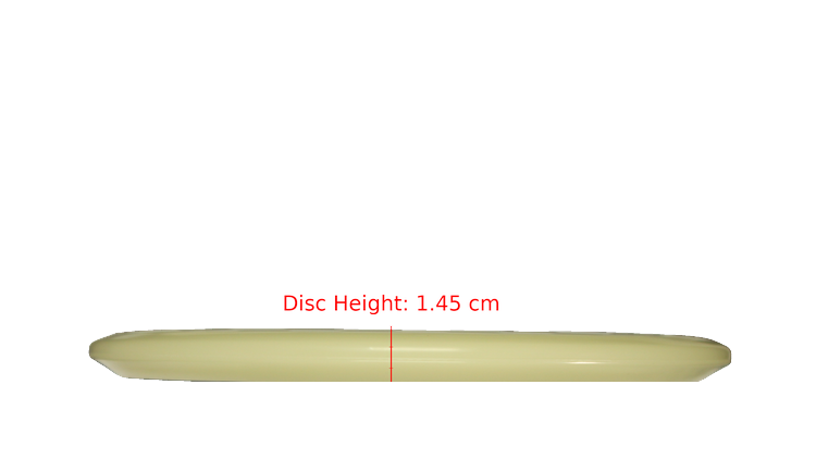 Discraft Mega Glo Z Buzzz SS Midrange Profile View