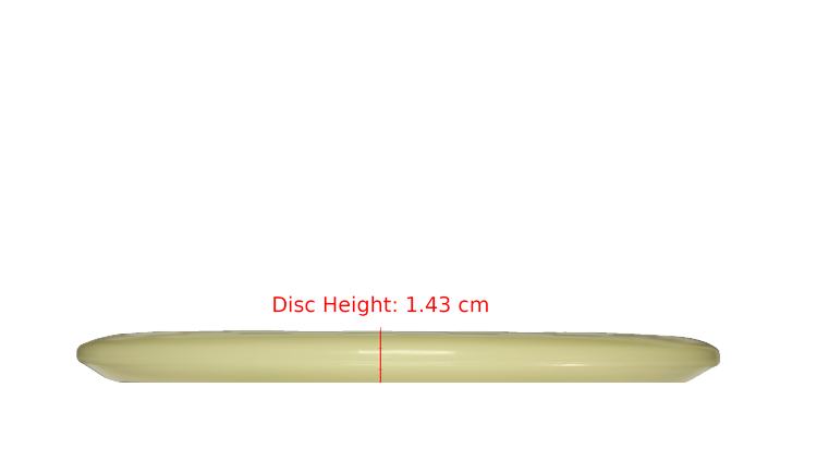 Discraft Mega Glo Z Buzzz SS Midrange Profile View