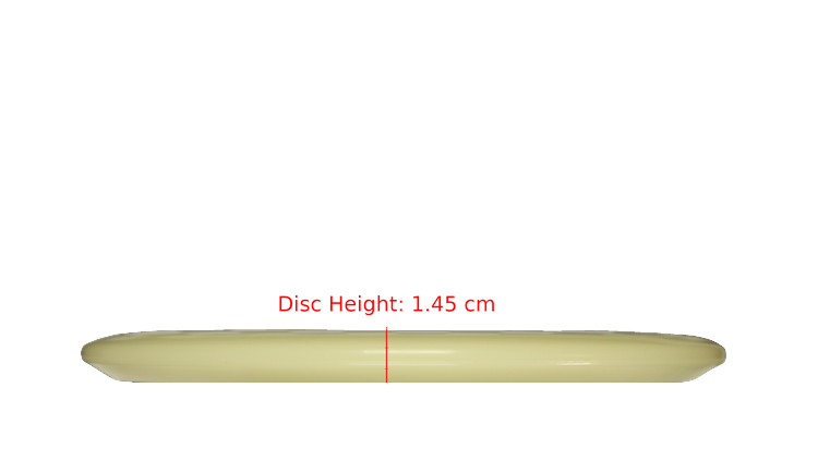 Discraft Mega Glo Z Buzzz SS Midrange Profile View