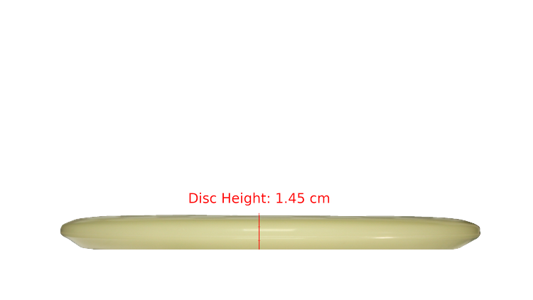 Discraft Mega Glo Z Buzzz SS Midrange Profile View