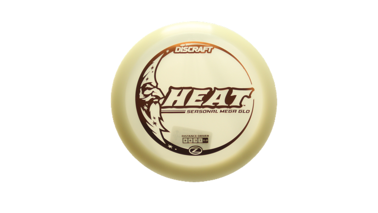 Discraft Mega Glo Z Heat Fairway Driver Front View