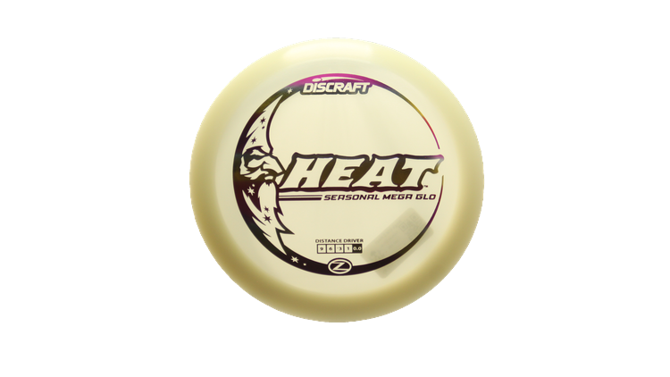 Discraft Mega Glo Z Heat Fairway Driver Front View
