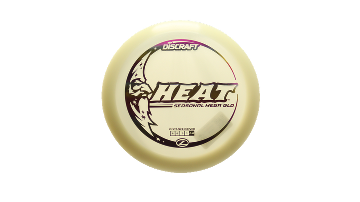 Discraft Mega Glo Z Heat Fairway Driver Front View
