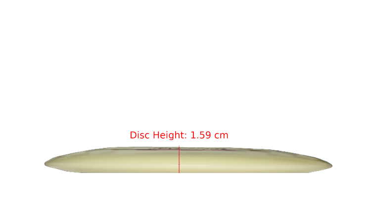 Discraft Mega Glo Z Heat Fairway Driver Profile View