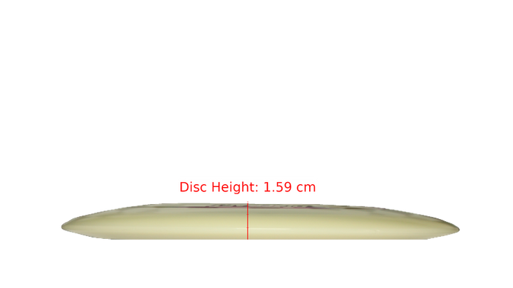 Discraft Mega Glo Z Heat Fairway Driver Profile View