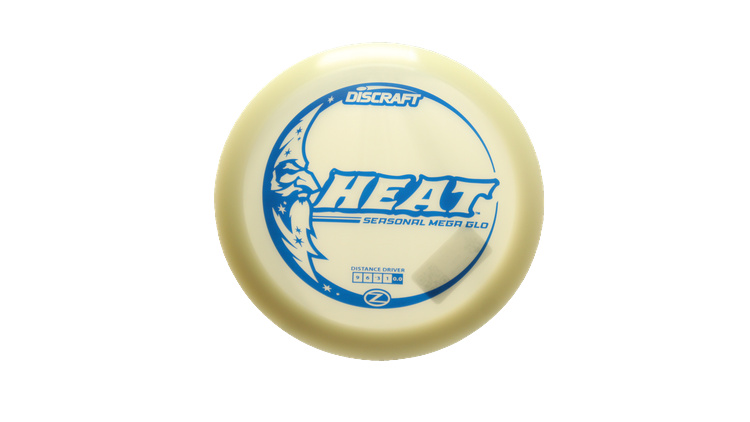 Discraft Mega Glo Z Heat Fairway Driver Front View