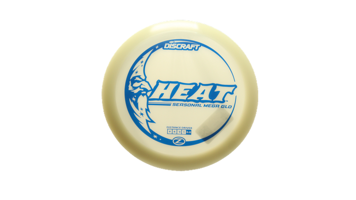 Discraft Mega Glo Z Heat Fairway Driver Front View