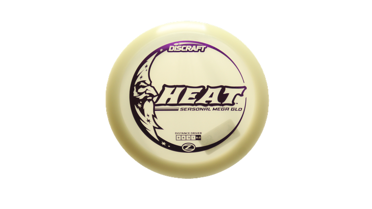 Discraft Mega Glo Z Heat Fairway Driver Front View
