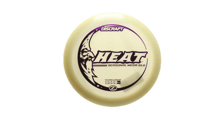 Discraft Mega Glo Z Heat Fairway Driver Front View