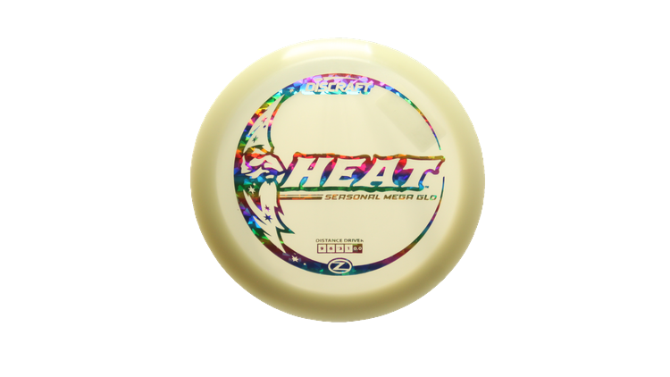Discraft Mega Glo Z Heat Fairway Driver Front View
