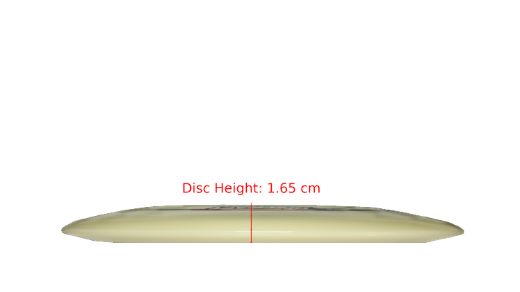 Discraft Mega Glo Z Heat Fairway Driver Profile View