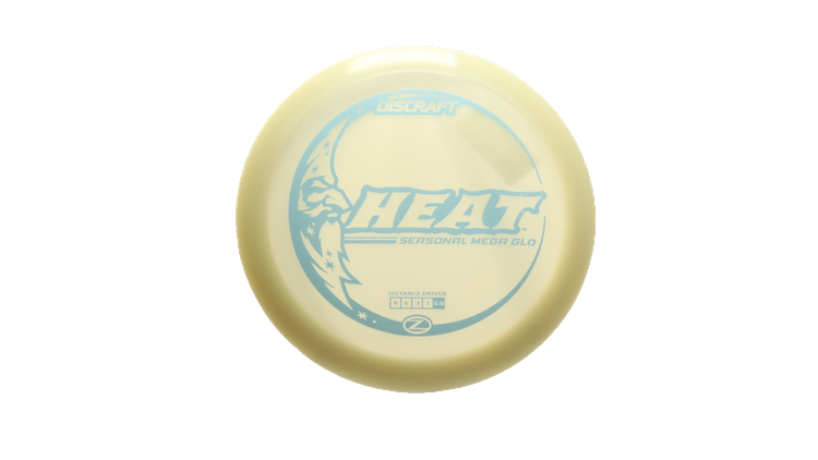 Discraft Mega Glo Z Heat Fairway Driver Front View