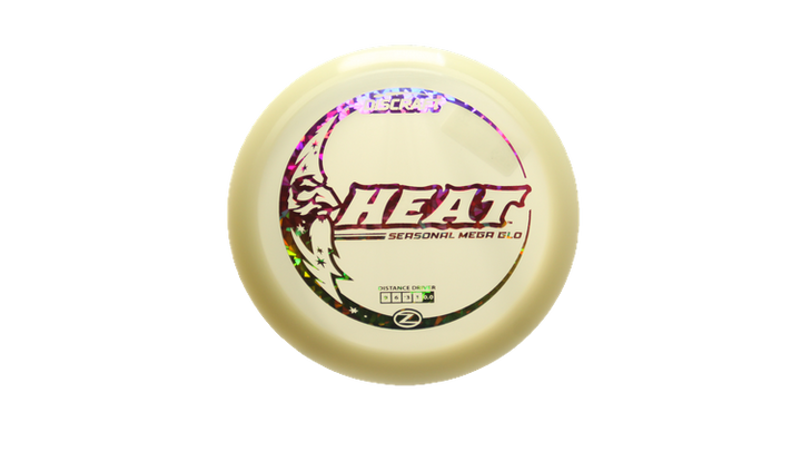 Discraft Mega Glo Z Heat Fairway Driver Front View