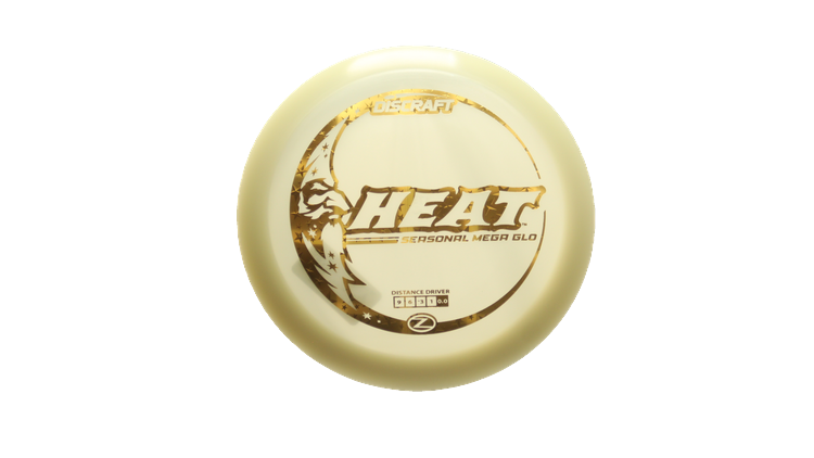 Discraft Mega Glo Z Heat Fairway Driver Front View
