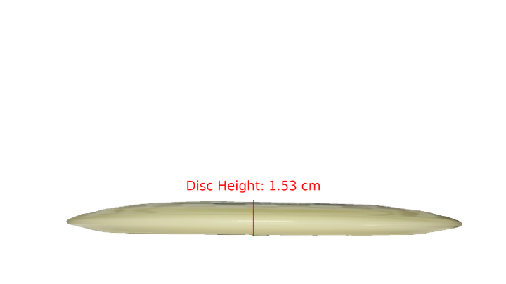 Discraft Mega Glo Z Scorch Distance Driver Profile View