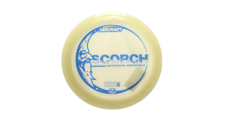 Discraft Mega Glo Z Scorch Distance Driver Front View