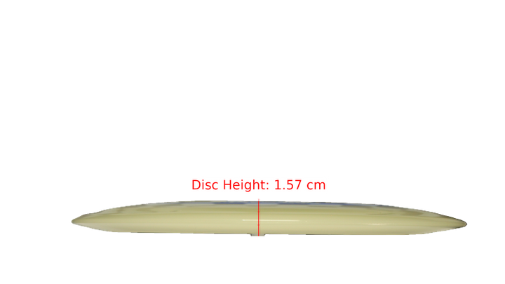 Discraft Mega Glo Z Scorch Distance Driver Profile View