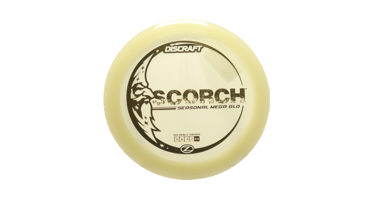 Discraft Mega Glo Z Scorch Distance Driver Front View